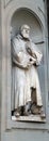 Florence, FI, Italy - August 21, 2015: Statue of Galileo Galilei Royalty Free Stock Photo