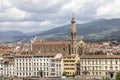 Florence, Franciscan church Santa Croce, Franciscan church, Tuscany, Italy Royalty Free Stock Photo