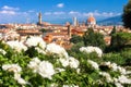 Florence, Italy. Amazing view on Firenze on summer day. Landscape of the Florence Royalty Free Stock Photo