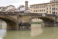 Arno river, Ponte Santa Trinita, Florence, Italy Royalty Free Stock Photo