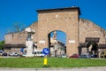 View of the Porta Romana from the inner city side in Florence