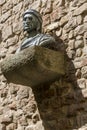 Bust of the Italian poet, thinker and theologian Dante Alighieri in Florence