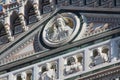 Florence, italy, cathedral, marble details and monuments Royalty Free Stock Photo