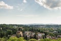 Florence Italy cityscape view from Palazzo Pitti on a summer sunny day Royalty Free Stock Photo