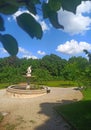 Florence, Italy.  The fountain in front of the Kaffeehaus in the Boboli Gardens Royalty Free Stock Photo