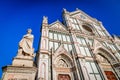 Florence, Italy - Santa Croce church in Tuscany Royalty Free Stock Photo