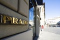 Prada brand shop in Florence, Italy
