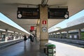 Platform of Florence station Royalty Free Stock Photo