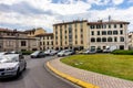 Florence, Italy - 25 June 2018: Car Automobile and motor bike traffic at Florence, Italy