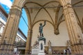 Florence, Italy from Piazza della Signoria with Palazzo Vechio Royalty Free Stock Photo