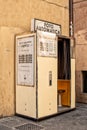 Vintage photo booth on the streets of Florence