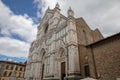 Panoramic view of exterior of Basilica di Santa Croce