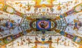 FLORENCE, ITALY, MARCH 15, 2016: Detail of ceiling of the uffizi gallery in florence...IMAGE Royalty Free Stock Photo