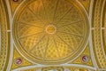 FLORENCE, ITALY, MARCH 15, 2016: Detail of ceiling of the uffizi gallery in florence...IMAGE Royalty Free Stock Photo