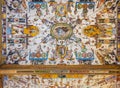 FLORENCE, ITALY, MARCH 15, 2016: Detail of ceiling of the uffizi gallery in florence...IMAGE Royalty Free Stock Photo