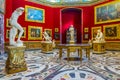 FLORENCE, ITALY, MARCH 15, 2016: Detail of the famous tribuna room inside of the uffizi gallery in florence...IMAGE