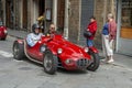 GILCO Mariani FIAT 1100 1948 in the rally Mille Miglia 2010 edition Royalty Free Stock Photo