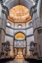 Florence, Italy - May 2018: Interior of Cathedral of Saint Mary of the Flower Cattedrale di Santa Maria del Fiore or Duomo di Fi Royalty Free Stock Photo