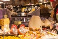 Italian parmesan Cheese for Sale in a Shop in Florence Italy