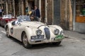 JAGUAR XK 120 Alu 1949 in the rally Mille Miglia 2010 edition