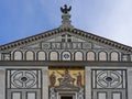 Florence/Italy - 14 May 2017.  San Miniato al Monte in Florence Royalty Free Stock Photo