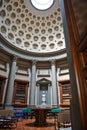 Florence, Italy - May 19, 2014: Tangerine tree in Laurentian library.