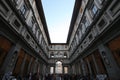 FLORENCE, ITALY - NOVEMBER, 2015: Uffizi museum, external