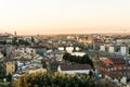 Florence, ITALY - October, 2017: Beautiful cityscape skyline of Firenze, Italy, with the bridges over the river Arno Royalty Free Stock Photo