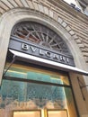 Florence, Italy - October 4, 2023: Bulgari, or BVLGARI, store