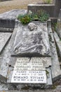 The Evangelical Cemetery at Laurels Cimitero Evangelico agli Allori located in Florence, Italy Royalty Free Stock Photo