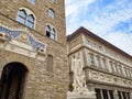 Florence, Italy - October 04, 2023: Hercules and Cacus statue in Piazza della Signoria in Florence, Italy Royalty Free Stock Photo