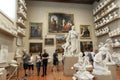 Plaster casts by Lorenzo Bartolini at the Gipsoteca Bartolini in the Gallery of the Academy of Florence, Italy Royalty Free Stock Photo