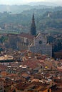 Florence, Italy, Overhead, Basilica Santa Croce Royalty Free Stock Photo