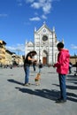 Florence, Italy, Santa Croce Royalty Free Stock Photo