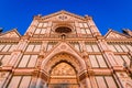 Florence, Italy - Santa Croce church in Tuscany Royalty Free Stock Photo