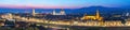 Florence Italy, panorama city skyline Royalty Free Stock Photo
