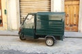 FlorenceÃ¢â¬Å½, Italy, Traditional Italian three wheel car Piaggio Ape staying on the street