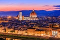 Florence, Italy. View of the Cathedral Santa Maria del Fiore. Royalty Free Stock Photo