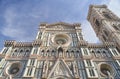 Florence, Italy - 12.02.2023: View of the dome of the Cathedral of Santa Maria del Fiora