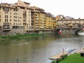 14.06.2017 Florence, Italy: View of medieval stone bridge Ponte Royalty Free Stock Photo