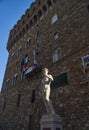 Florence, Italy - 12.02.2023: View of the statue of David