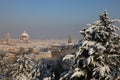 Florence Italy in winter Royalty Free Stock Photo