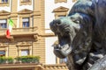 Florence lion statue italy