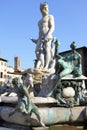 Florence - Neptun fontain Royalty Free Stock Photo