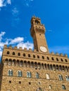 Florence Palazzo Vecchio and Arnolfo Tower, Tuscany, Italy Royalty Free Stock Photo