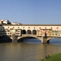 Florence. The Ponte Vecchio Bridge Royalty Free Stock Photo