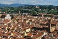 Florence roofs in city center , Italy Royalty Free Stock Photo