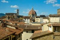 Florence rooftops under the duomo Royalty Free Stock Photo