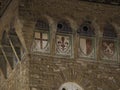 Florence signoria place palazzo vecchio at night