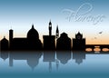 Florence skyline - Italy - illustration Royalty Free Stock Photo